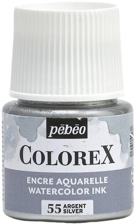 Мастило Pébéo Colorex Рисуване с мастило Silver 45 ml 1 бр.