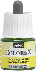 Blekk Pébéo Colorex 45ml Fluorescent Yellow