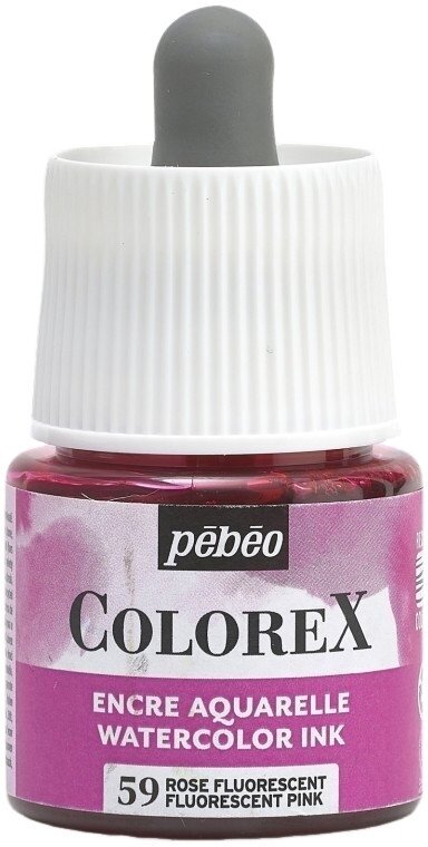 Pébéo Colorex Tuš Fluorescent Pink 45 ml 1 ks