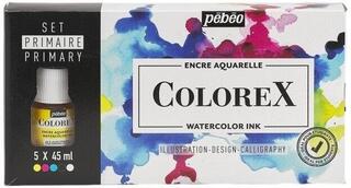 Tinte Pébéo Colorex Tintenset Primary Colours 5 x 45 ml