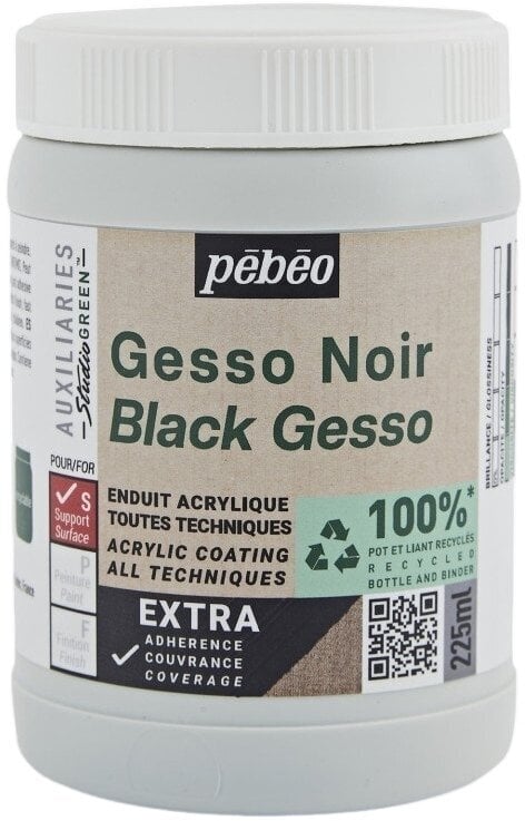 Pébéo Black Gesso Origin Šeps Black 225 ml 1 ks