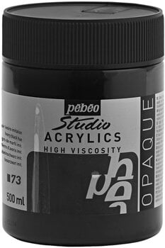 Akrilna boja Pébéo Studio Fine Akrilna boja Ivory Black Hue 500 ml 1 kom - 1