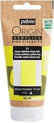 Acrylfarbe Pébéo Origin Acrylfarbe Lemon Cadmium Yellow Hue 60 ml 1 stk