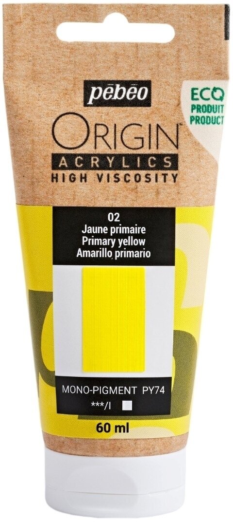 Pébéo Origin Akrylová barva Primary Yellow 60 ml 1 ks
