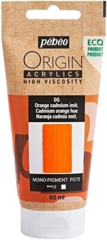 Акрилна боя Pébéo Origin АКРИЛНА боя Cadmium Orange Hue 60 ml 1 бр. - 1