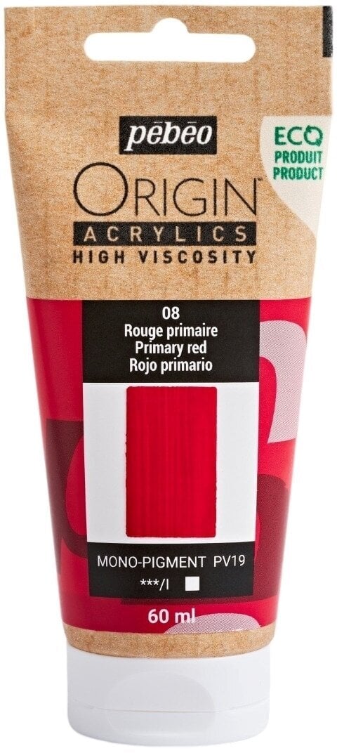 Pébéo Origin Akrylová barva Primary Red 60 ml 1 ks