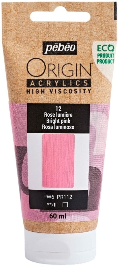 Pébéo Origin Akrylová barva Bright Pink 60 ml 1 ks