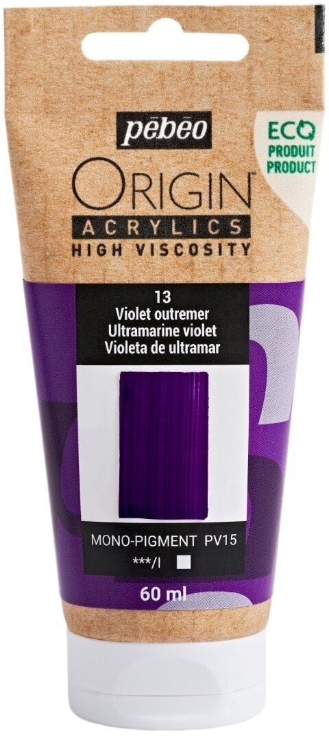 Pébéo Origin Akrylová barva Ultramarine Violet 60 ml 1 ks