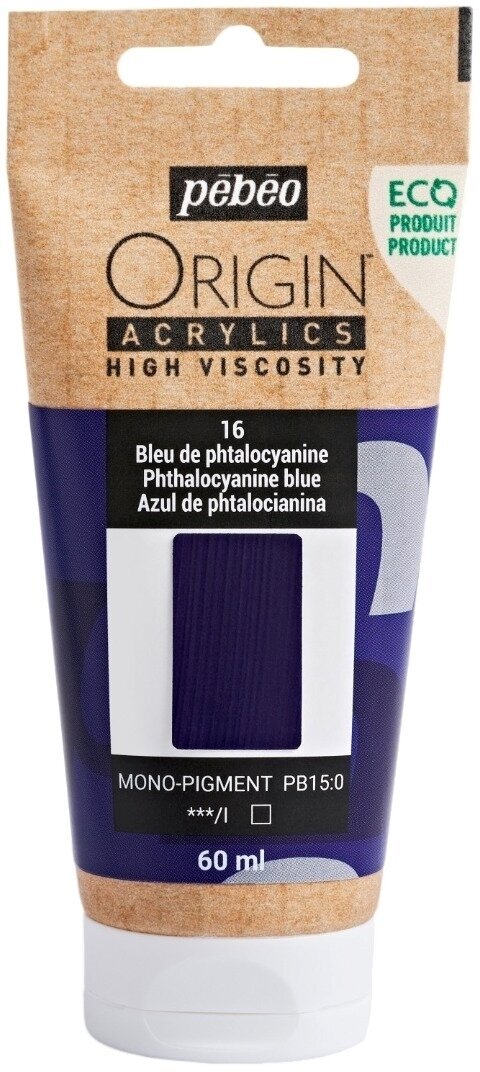 Pébéo Origin Akrylová barva Phthalocyanine Blue 60 ml 1 ks