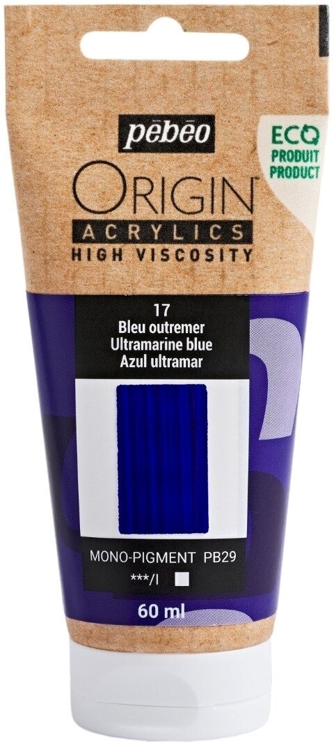 Pébéo Origin Akrylová barva Ultramarine Blue 60 ml 1 ks
