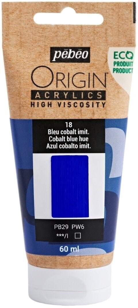 Pébéo Origin Akrylová barva Cobalt Blue Hue 60 ml 1 ks