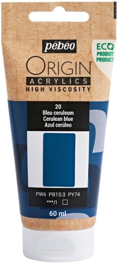 Pébéo Origin Akrylová barva Cerulean Blue 60 ml 1 ks