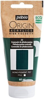 Acrylfarbe Pébéo Origin Acrylfarbe Phthalocyanine Emerald 60 ml 1 stk - 1