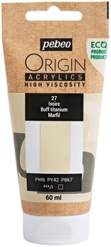 Akrylová barva Pébéo Origin Akrylová barva Buff Titanium 60 ml 1 ks - 1