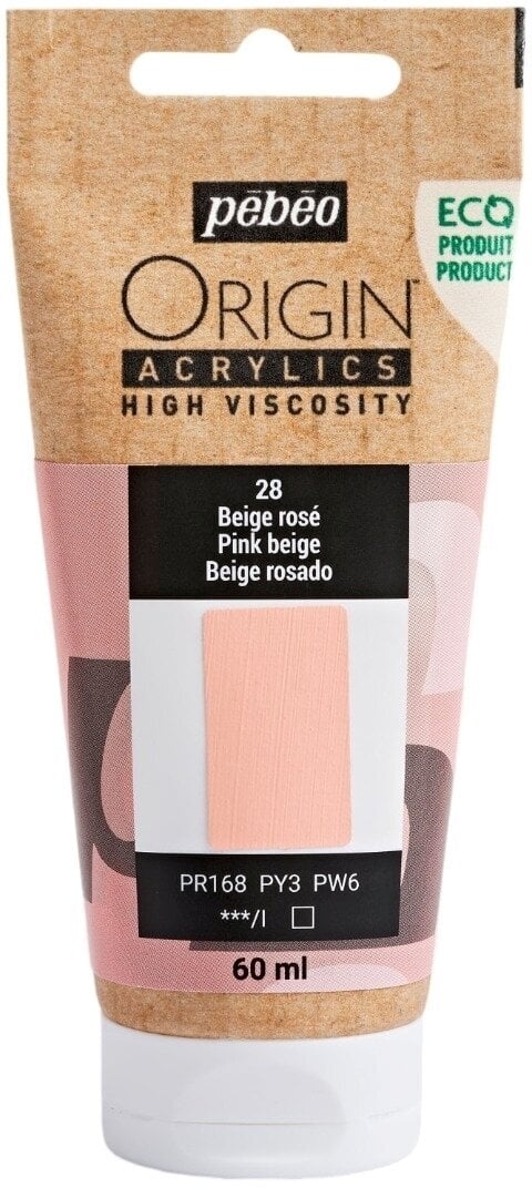 Pébéo Origin Akrylová barva Pink Beige 60 ml 1 ks