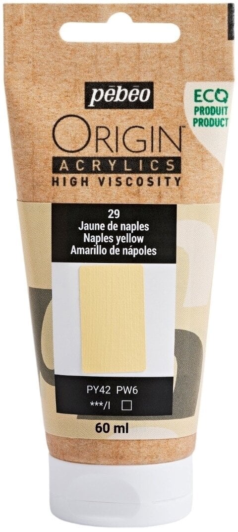 Pébéo Origin Akrylová barva Naples Yellow 60 ml 1 ks