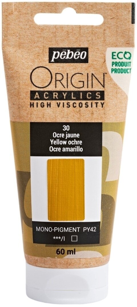 Pébéo Origin Akrylová barva Yellow Ochre 60 ml 1 ks