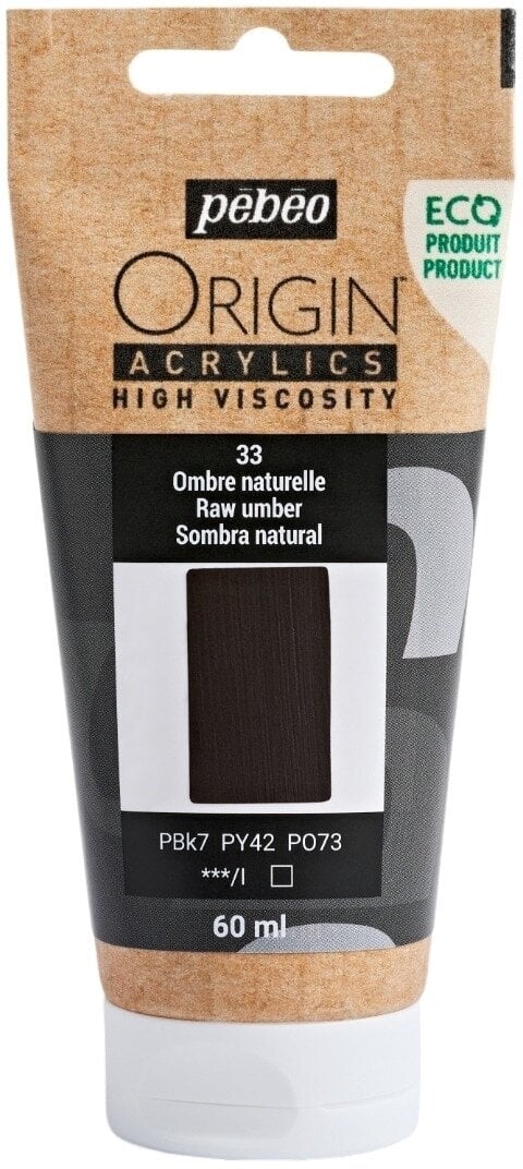 Pébéo Origin Akrylová barva Raw Umber 60 ml 1 ks