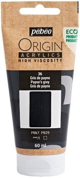 Акрилна боя Pébéo Origin АКРИЛНА боя Payne's Grey 60 ml 1 бр. - 1