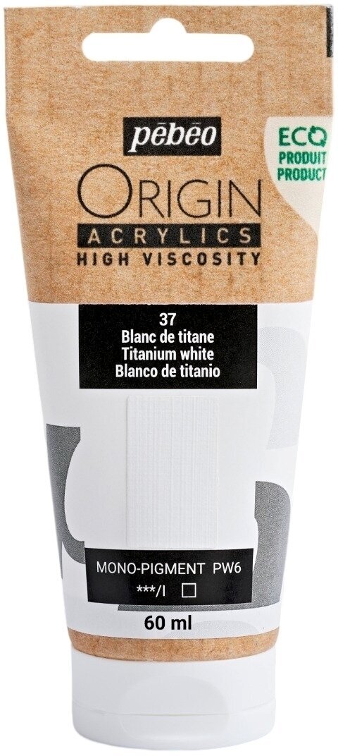 Pébéo Origin Akrylová barva Titanium White 60 ml 1 ks