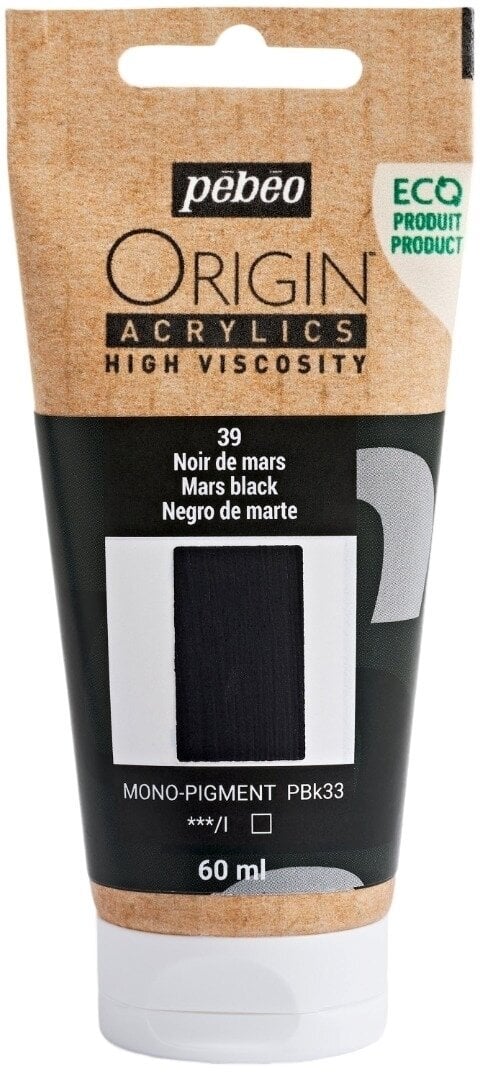 Pébéo Origin Akrylová barva Mars Black 60 ml 1 ks