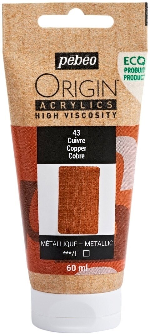 Pébéo Origin Akrylová barva Copper 60 ml 1 ks