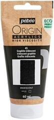 Acrylfarbe Pébéo Origin Acrylfarbe Iridescent Graphite 60 ml 1 stk