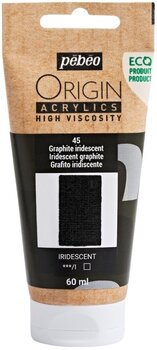 Tinta acrílica Pébéo Origin Tinta acrílica Iridescent Graphite 60 ml 1 un. - 1
