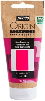 Tinta acrílica Pébéo Origin Tinta acrílica Fluorescent Pink 60 ml 1 un. - 1