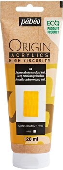 Akrylová barva Pébéo Origin Akrylová barva Deep Cadmium Yellow Hue 120 ml 1 ks - 1