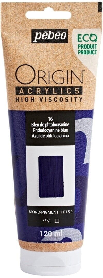 Pébéo Origin Akrylová barva Phthalocyanine Blue 120 ml 1 ks