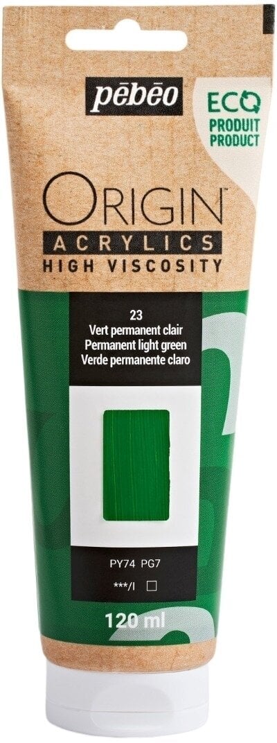 Pébéo Origin Akrylová barva Permanent Green Light 120 ml 1 ks