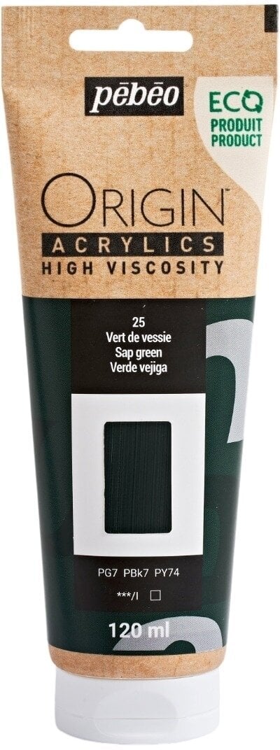 Pébéo Origin Akrylová barva Sap Green 120 ml 1 ks