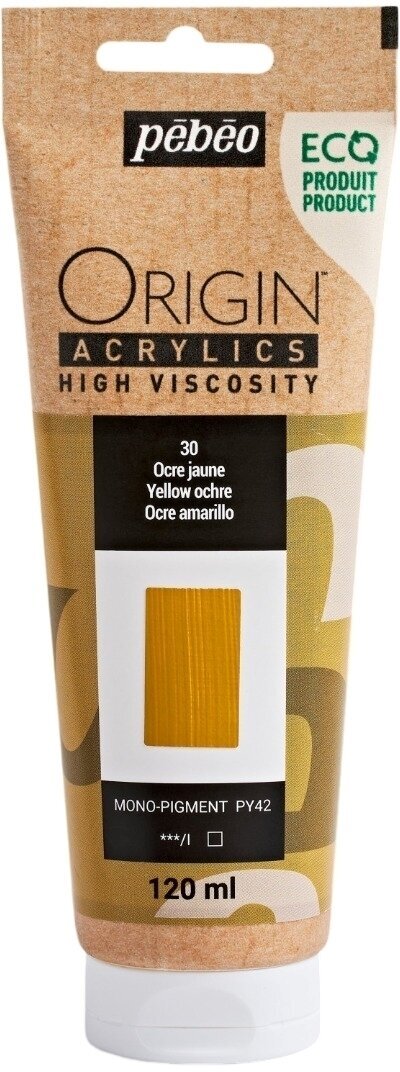 Pébéo Origin Akrylová barva Yellow Ochre 120 ml 1 ks