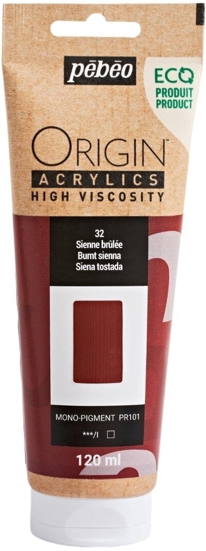 Pébéo Origin Akrylová barva Burnt Sienna 120 ml 1 ks