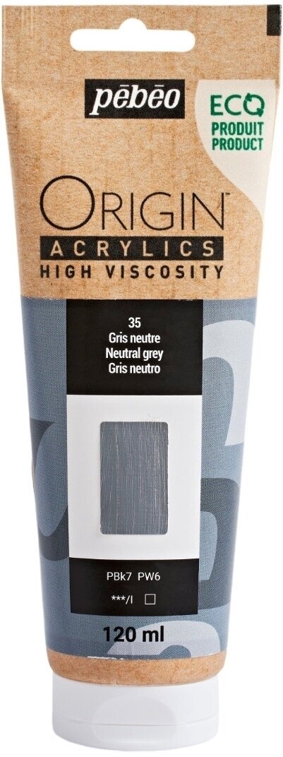 Pébéo Origin Akrylová barva Neutral Grey 120 ml 1 ks
