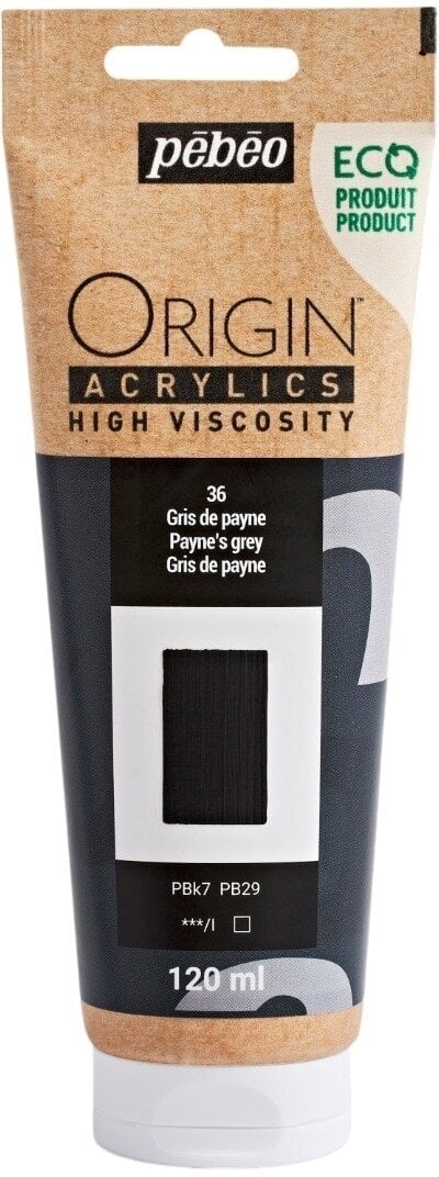 Pébéo Origin Akrylová barva Payne's Grey 120 ml 1 ks