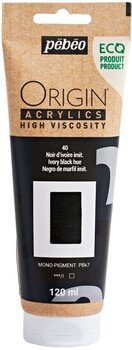 Akrylová farba Pébéo Origin Akrylová farba Ivory Black Hue 120 ml 1 ks - 1