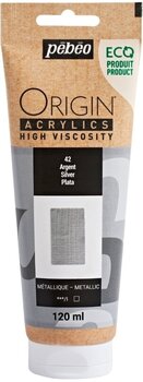 Akrylfärg Pébéo Origin Akrylfärg Silver 120 ml 1 st - 1