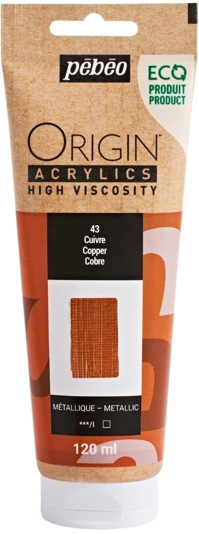 Pébéo Origin Akrylová barva Copper 120 ml 1 ks