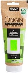 Acrylic Paint Pébéo Origin Acrylic Paint Fluorescent Green 120 ml 1 pc