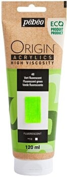 Tinta acrílica Pébéo Origin Tinta acrílica Fluorescent Green 120 ml 1 un. - 1