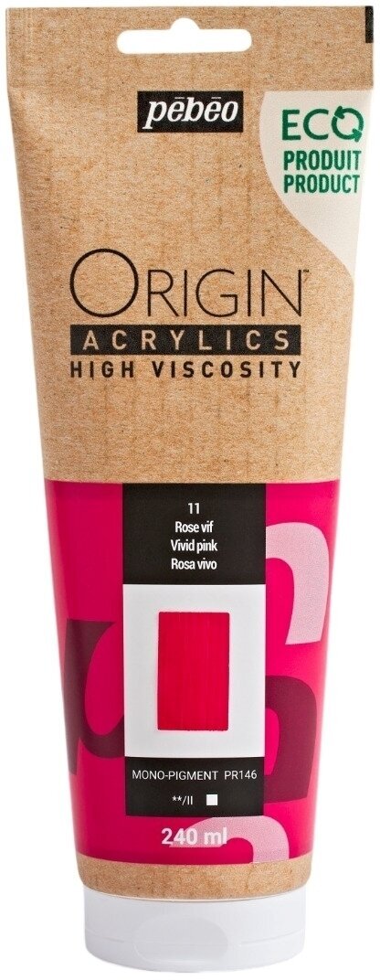 Pébéo Origin Akrylová barva Vivid Pink 240 ml 1 ks