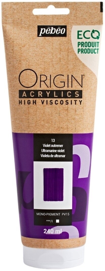 Pébéo Origin Akrylová barva Ultramarine Violet 240 ml 1 ks