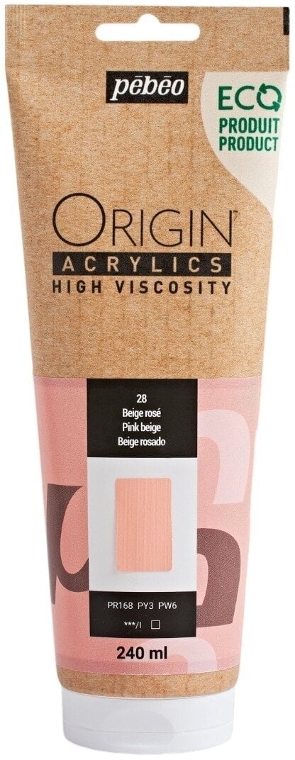 Pébéo Origin Akrylová barva Pink Beige 240 ml 1 ks
