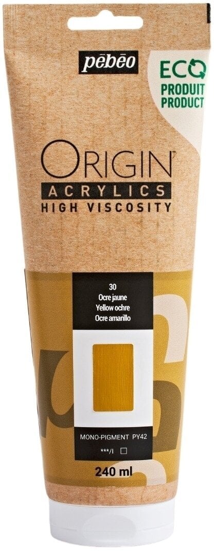 Pébéo Origin Akrylová barva Yellow Ochre 240 ml 1 ks