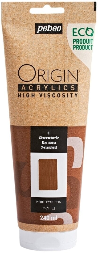 Pébéo Origin Akrylová barva Raw Sienna 240 ml 1 ks