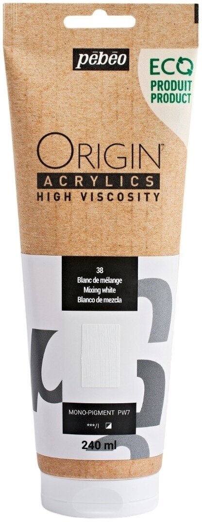 Pébéo Origin Akrylová barva Mixing White 240 ml 1 ks