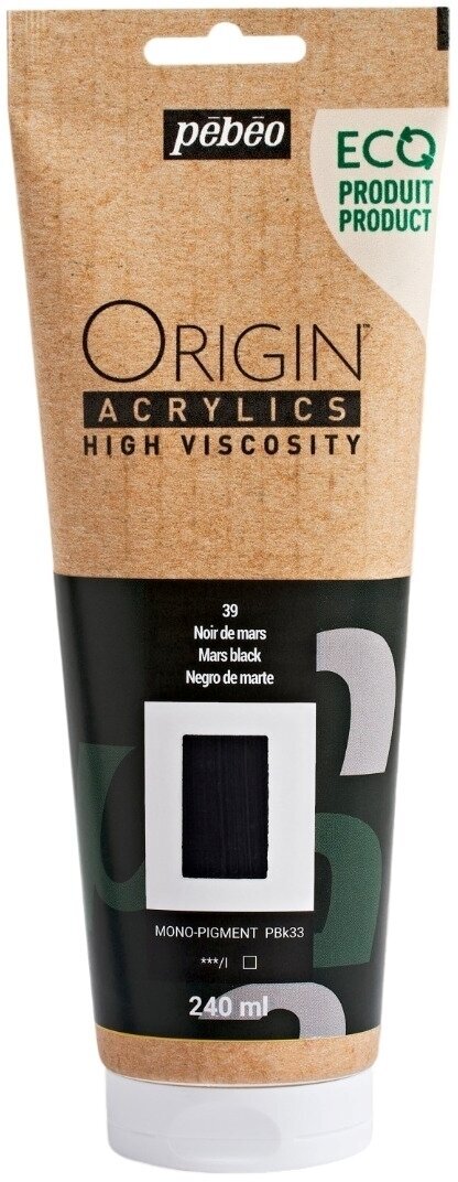 Pébéo Origin Akrylová barva Mars Black 240 ml 1 ks