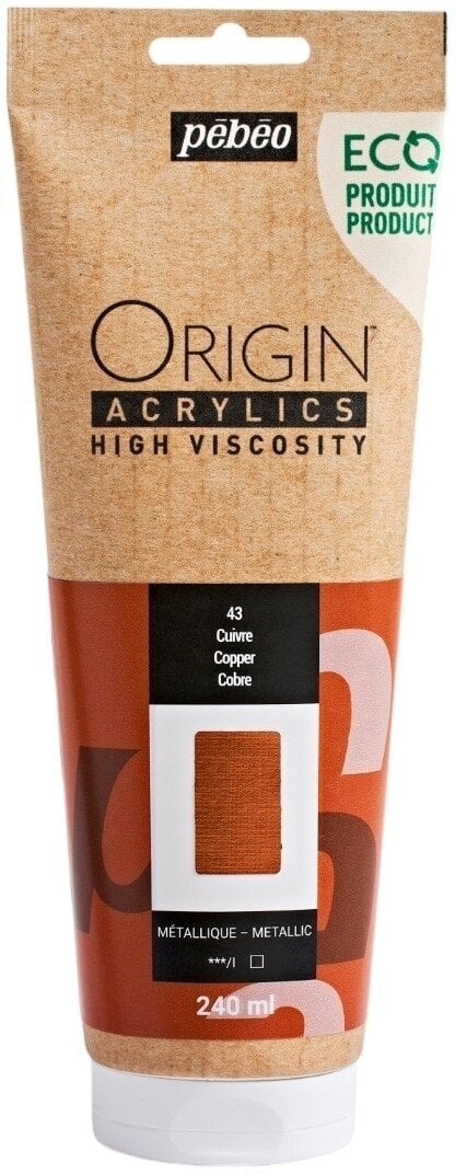 Pébéo Origin Akrylová barva Copper 240 ml 1 ks
